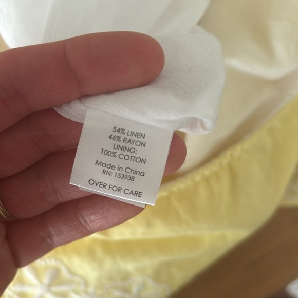 Sloane Ranger Yellow One-Shoulder Dress | Size Large - Picture 6 of 6